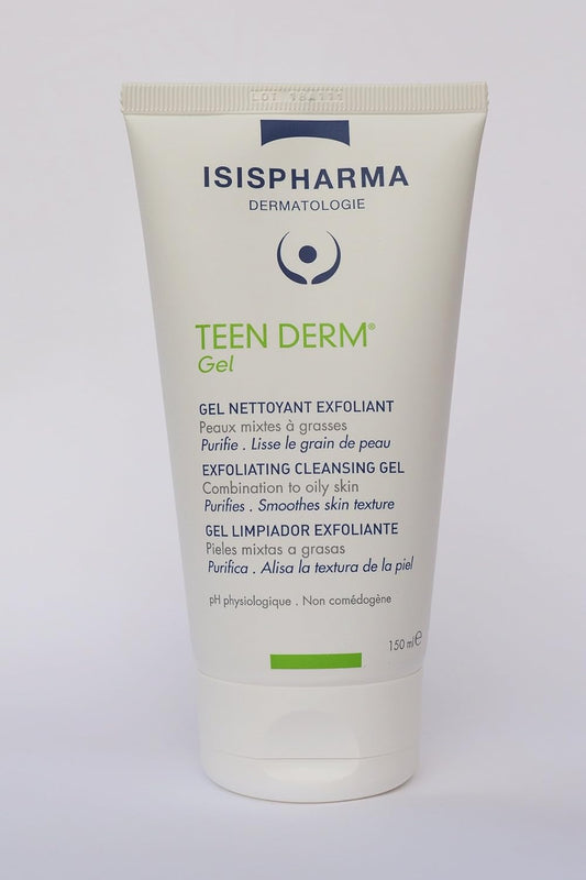 Isispharma Teen Derm Gel 150Ml -Purifying Foaming Gel, Oily Skin With Imperfections, Anti Blemish Gel Cleanser By Isis Pharma