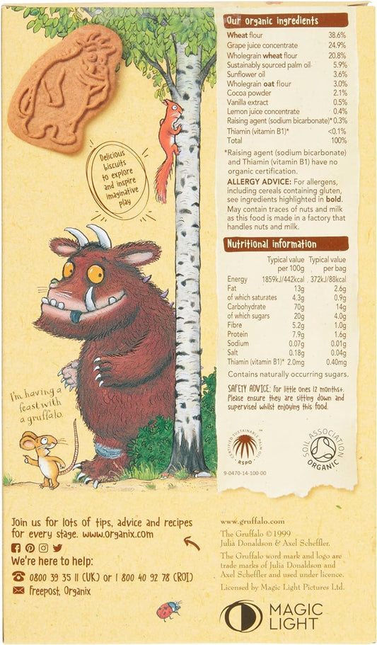 Organix Barbeque Gruffalo Claws Toddler Snack Corn Puffs 12+ Months Multipack, 4 X 15 G Bags Per Pack (3 Packs Total)