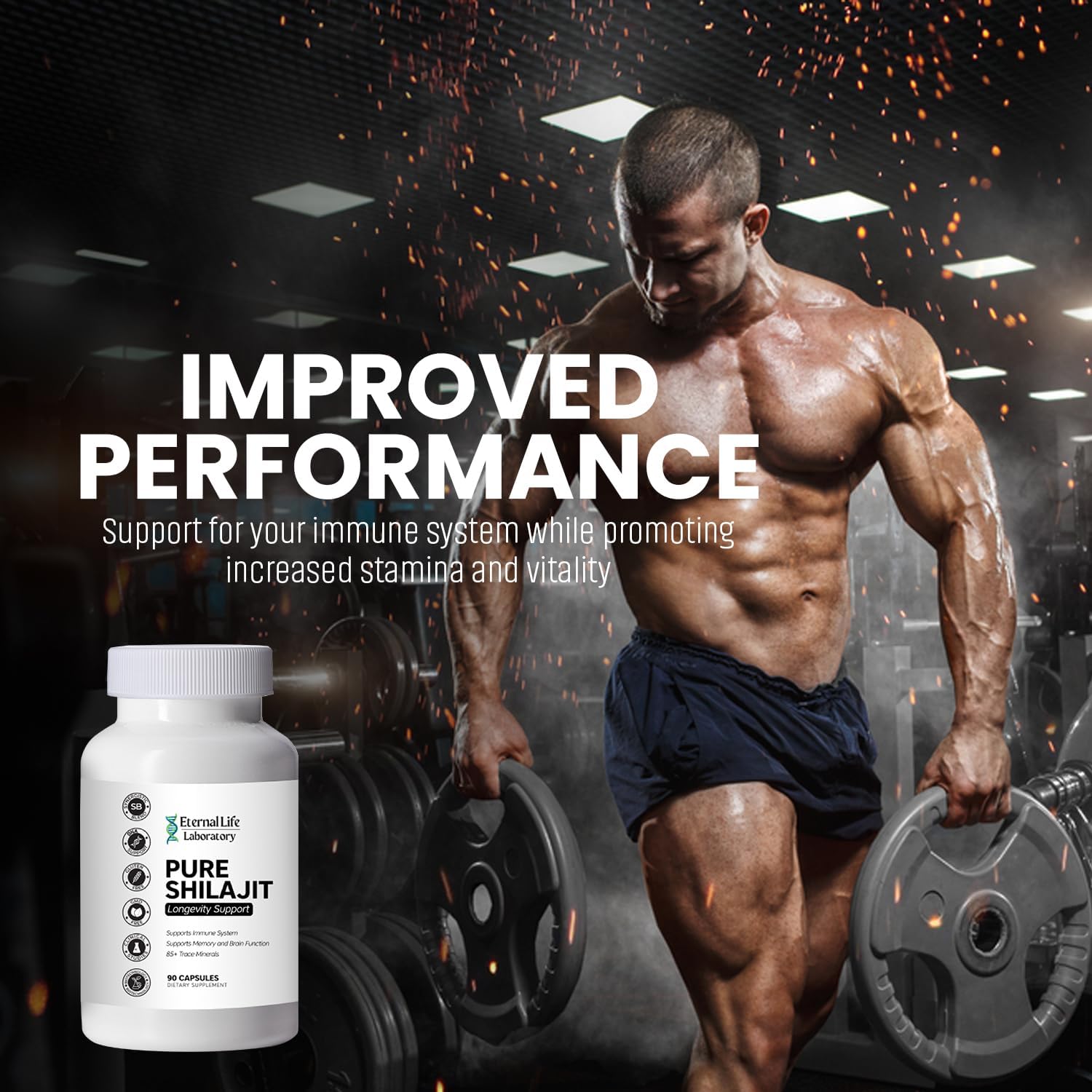 100% Pure Shilajit, Organic Himalayan Shilajit For Men & Women, 85+ Trace Minerals Rich In Fulvic Acid Shilajit Supplement For Energy & Immune System 1000Mg 90 Count : Health & Household