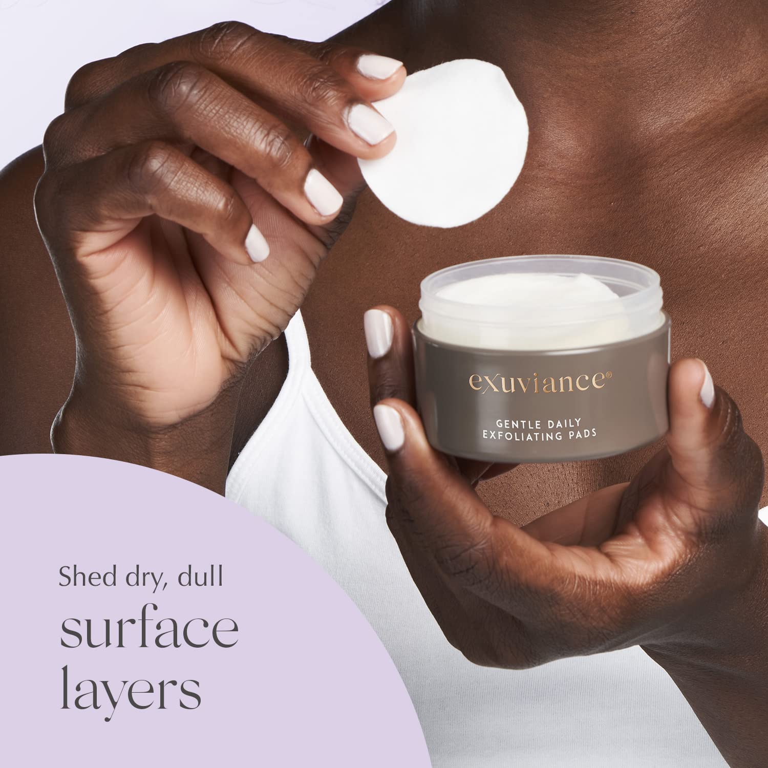 Exuviance Gentle Daily Exfoliating Face Pads With Pha, Vitamin C And E Antioxidants, Green Tea And Cucumber Extracts, 60 Pads : Beauty & Personal Care