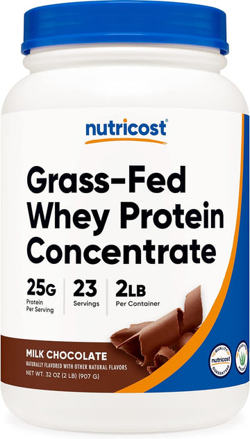 Nutricost Grass-Fed Whey Protein Concentrate (Chocolate) 2Lbs - Undena
