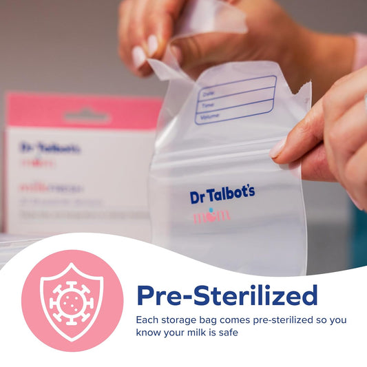 Dr. Talbot'S Mom Breastmilk Storage Bags With 4 Milkfresh Sensors - 50 Count