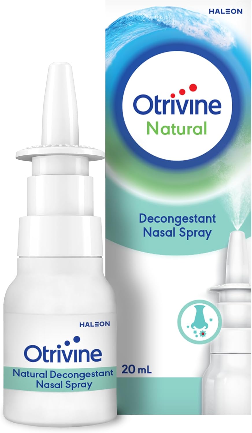 Otrivine Nasal Spray, Natural Decongestant for Blocked Nose Relief in Cold and Flu, 20ml : Amazon.co.uk: Health & Personal Care