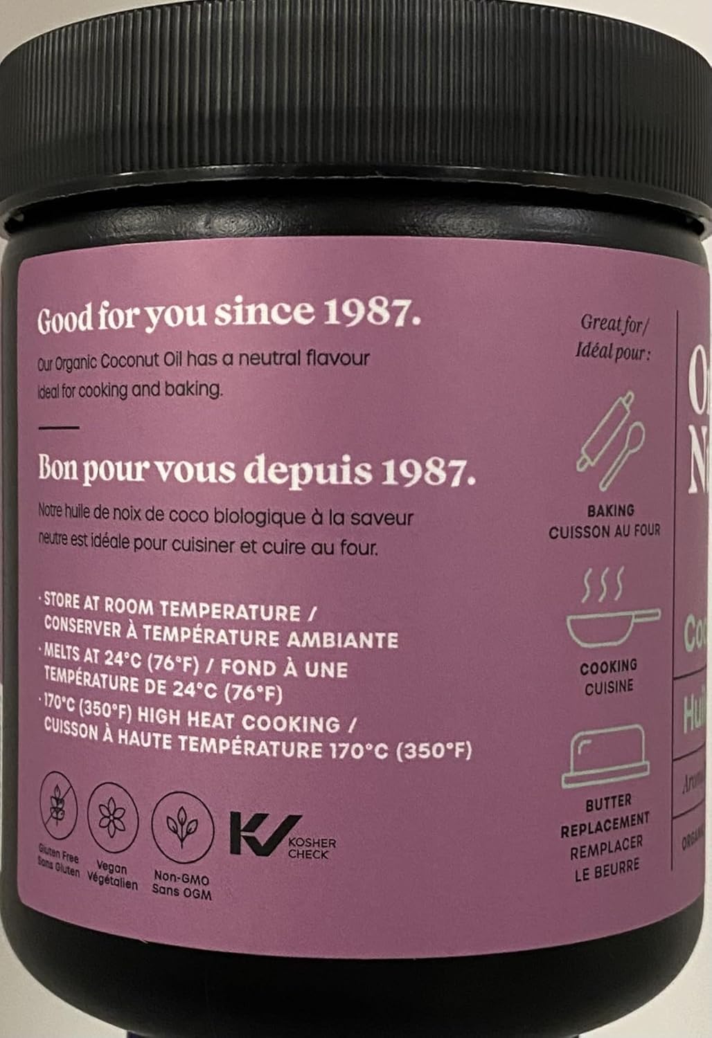 Omega Nutrition Coconut Oil, 454-Grams : Nutritional Supplements : Health & Household