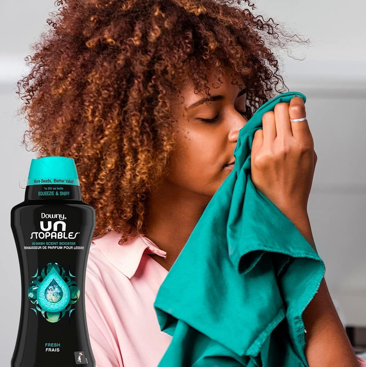 Downy 26.5 Ounce Fresh Scent Booster Beads, Use With Fabric Softener