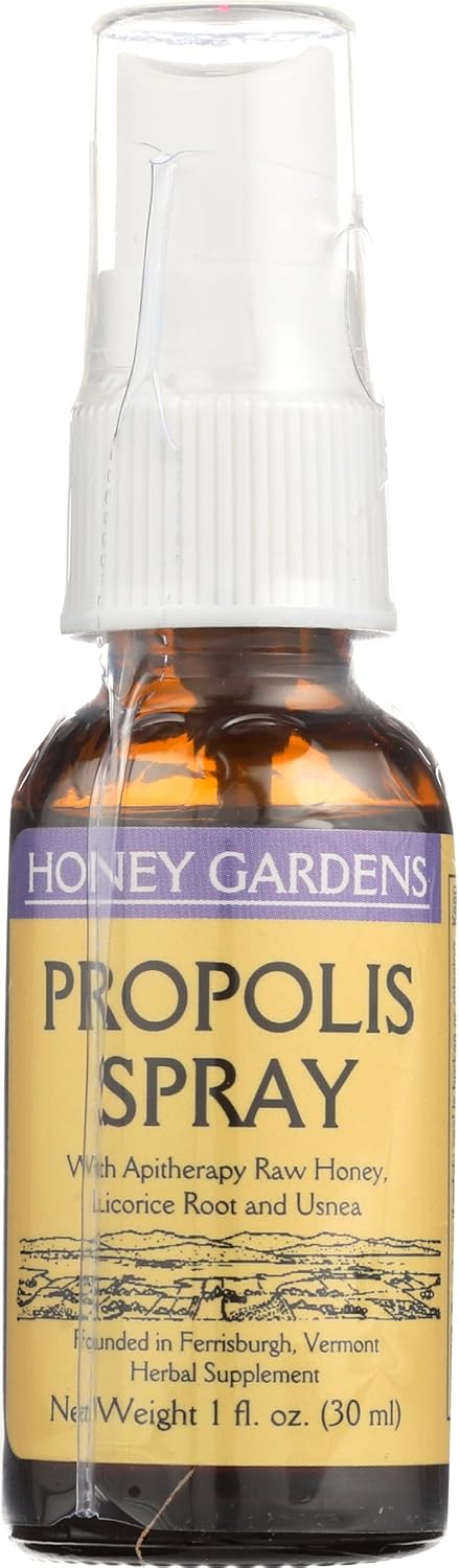 Honey Gardens Propolis Spray, 1 Ounce : Health & Household