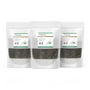 Dr. Mercola Solspring Biodynamic Organic Imperial Green Loose Leaf Tea, 4 Oz. (Pack Of 3), Naturally Caffeinated, Non Gmo, Soy Free, Gluten Free, Usda Organic, Demeter Biodynamic Certified