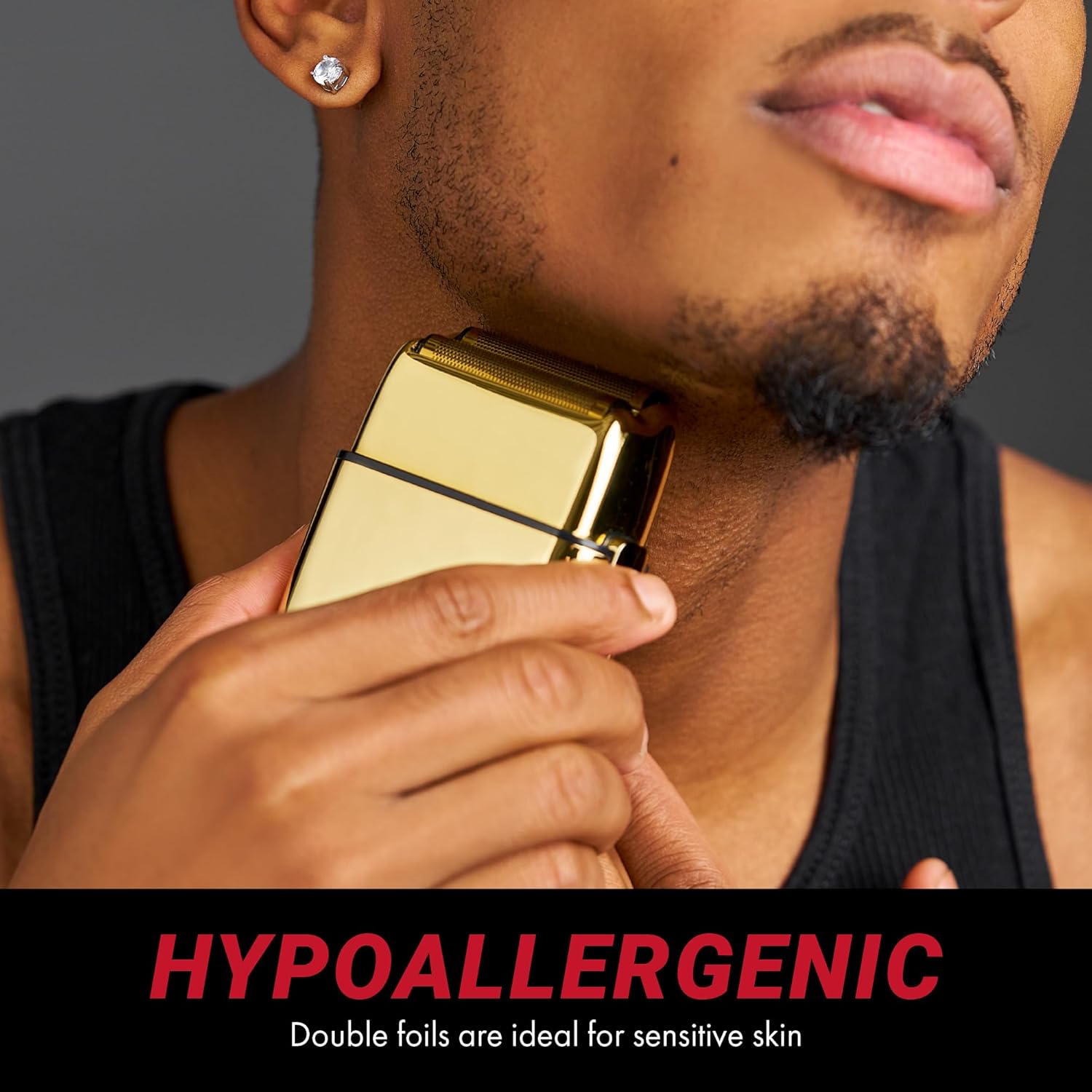 Babylisspro Foilfx Cord/Cordless Metal Double Foil Shaver (Gray)