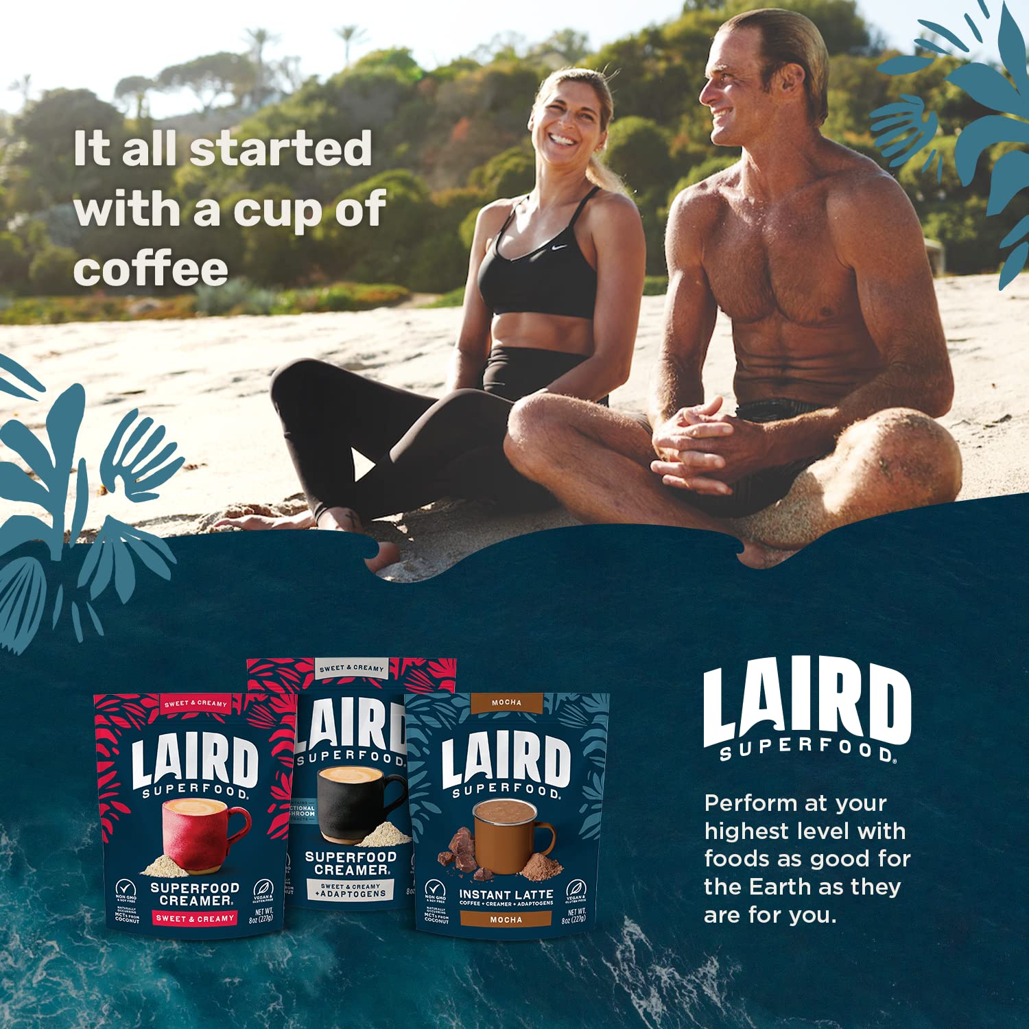 Laird Superfood Non-Dairy Superfood Creamer (Pumpkin Spice, 32Oz) : Grocery & Gourmet Food