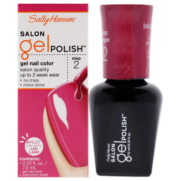 Sally Hansen Salon Pro Gel Nail Polish Lacquer, Back To The Fuchsia, 0.24 Fl. Oz