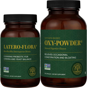 Global Healing Center Colon Cleanse Program, 6-Day Quick Cleanse With Step-By-Step Instructions - Oxygen Based And Natural Colon Cleanse Paired With Probiotic Supplement For Healthy Digestion Support