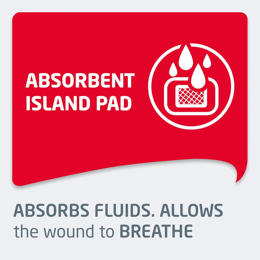 Leukomed - Sterile Wound Dressing - Breathable And Flexible First-Aid Plasters Ideal For Postoperative Care - White - 8 Cm X 10 Cm - Box Of 5