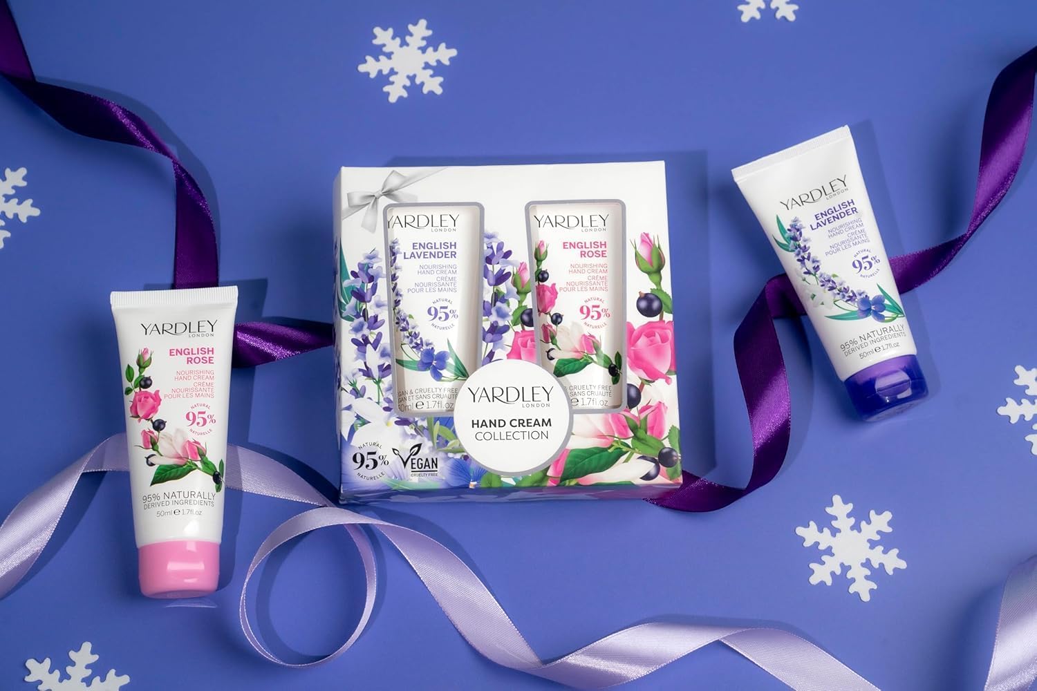 Yardley London English Lavender and English Rose Hand Cream Collection, with Patchouli for Moisturising and Hydrating Benefits 2x50ml : Amazon.co.uk: Beauty