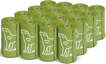 480 Count Unscented 13” X 9”Dog Poop Bags Rolls, Leakproof Strong & Sturdy Waste Bags For Doggie Cat Pet