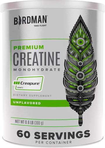 High-Purity Micronized Creatine Monohydrate Unflavored Powder, Pre-Workout, High Performance | 300G