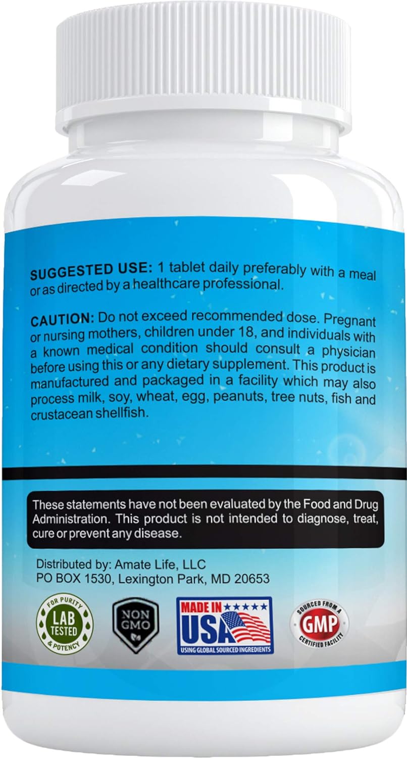 Zinc Supplement 50 mg - Oxide/Citrate for Immune Support and Metabolis