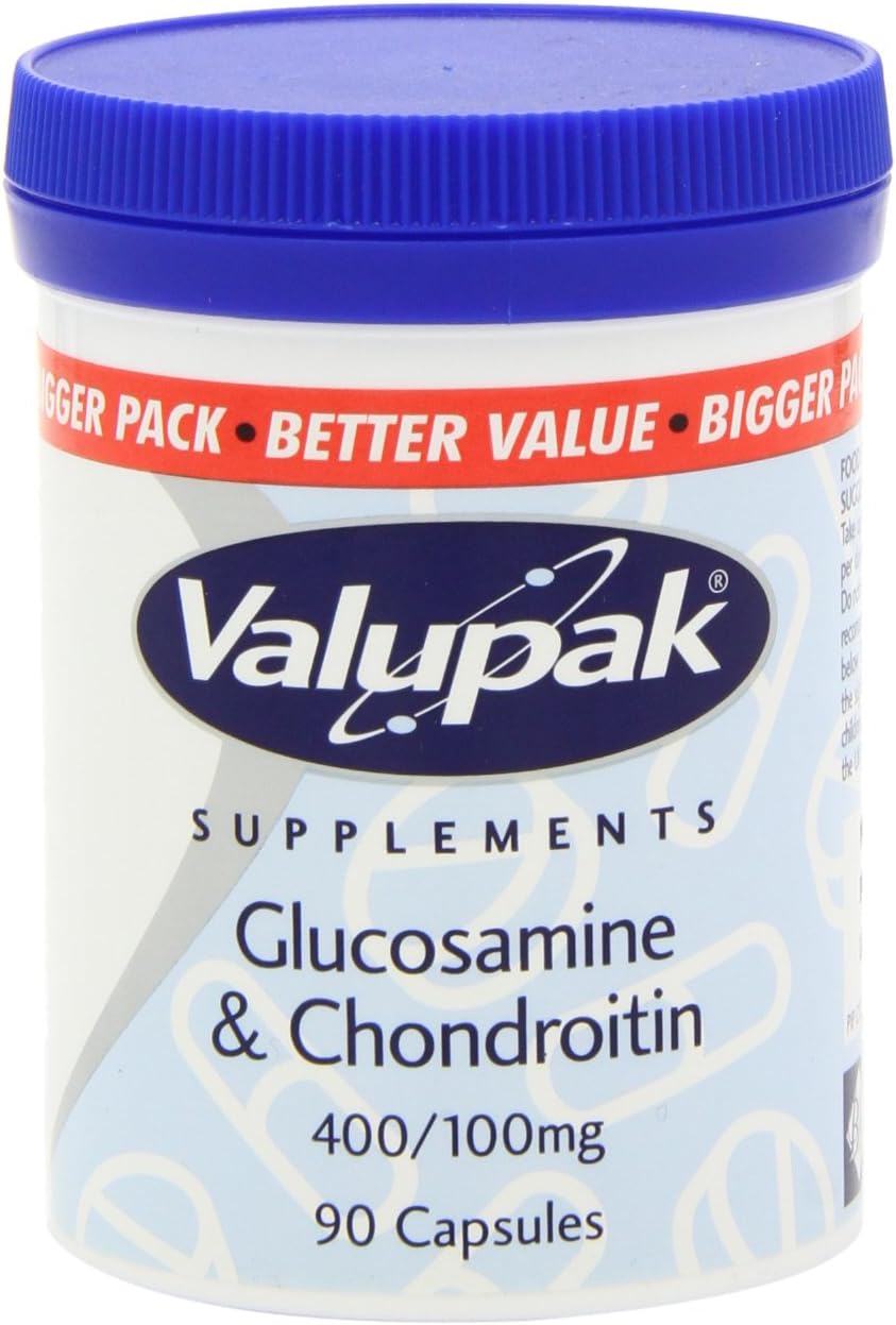 Valupak Glucosamine &Chondroitin 400/100Mg 90 Capsules