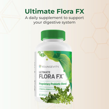Youngevity Ultimate Flora Fx - 60 Capsules - 2 Bottles