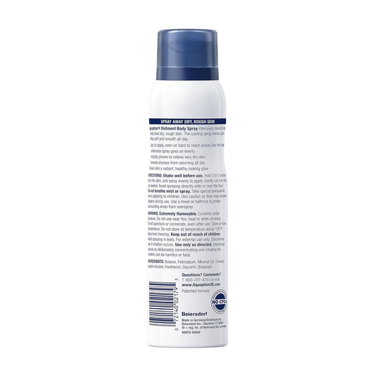 Aquaphor Ointment Body Spray - Moisturizes And Heals Dry, Rough Skin - 3.7 Oz. Spray Can