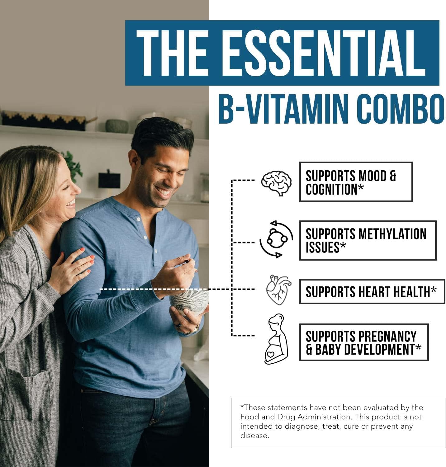 Organic Methyl Folate 1000 mcg + Methyl B12 Cofactor (300 Servings) – Metabolically Active 5-MTHF Form, Organic Berry Flavor, Liquid Sublingual Form – Mood, Cognition, Methylation, Pregnancy (1oz)