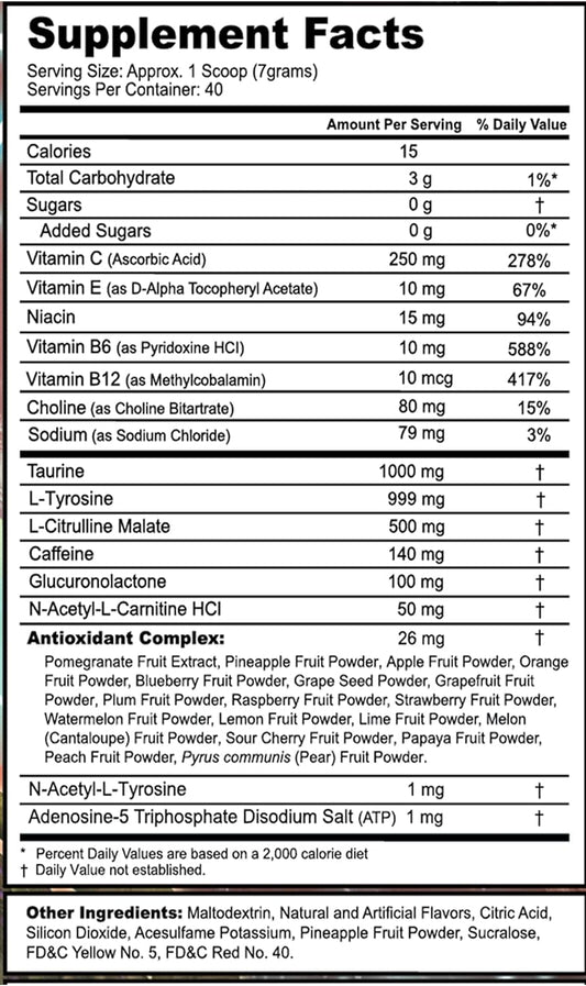 G fuel Monster Hunter Rise Energy Powder, Sugar Free, Clean Caffeine F