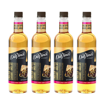 Davinci Gourmet Classic English Toffee Syrup, 25.4 Fluid Ounce (Pack Of 4)