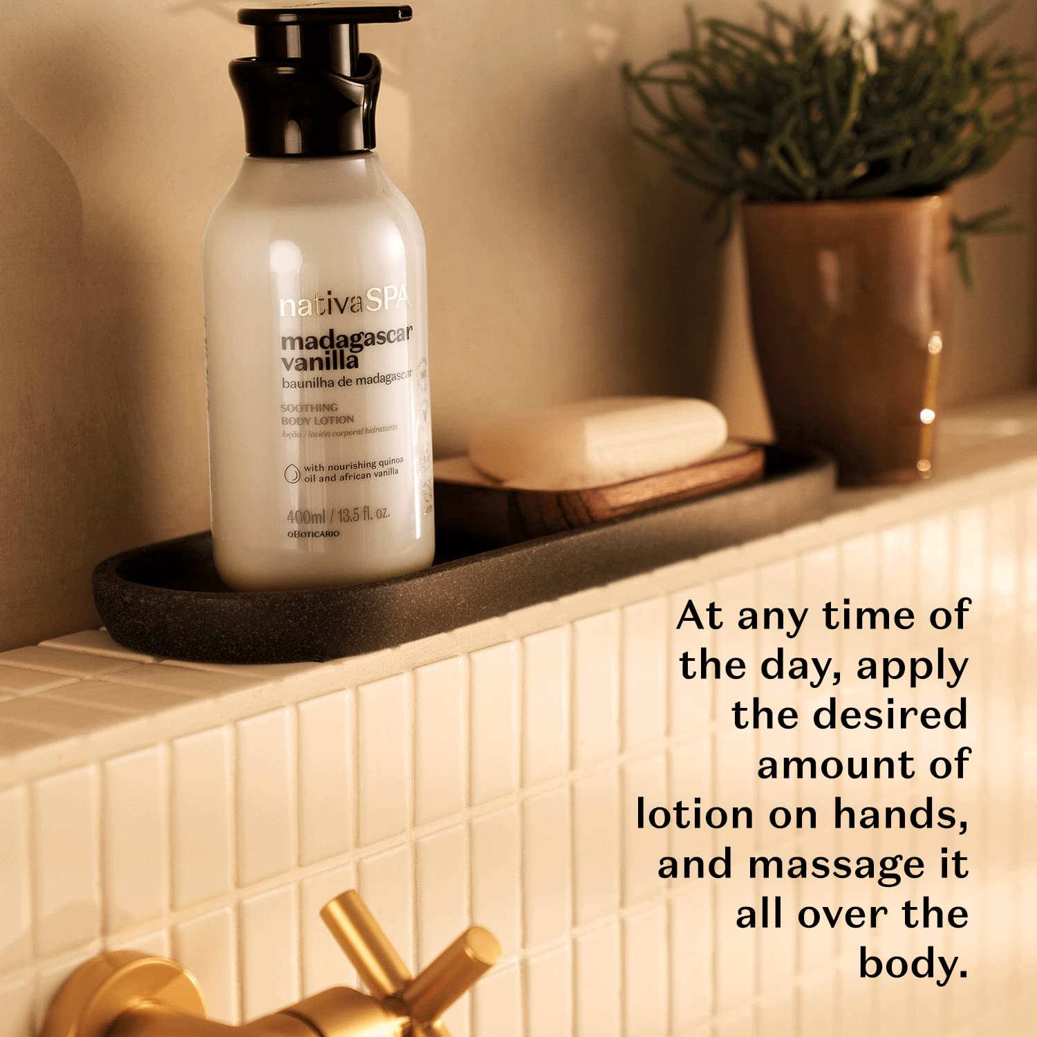 Nativa Spa By O Boticário, Black Plum Moisturizing Body Lotion, Long-Lasting Hydration And Lightweight, Fragranced Moisturizer, 13.5 Ounce : Beauty & Personal Care