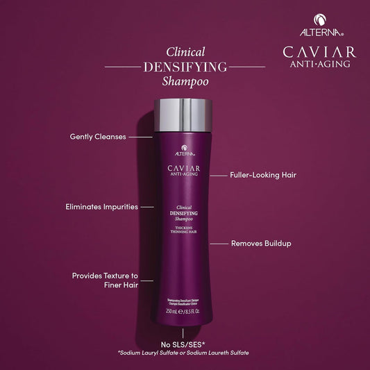 Alterna Caviar Anti-Aging Clinical Densifying Shampoo | For Fine, Thinning Hair | Thickens Hair, Protects Scalp | Sulfate Free