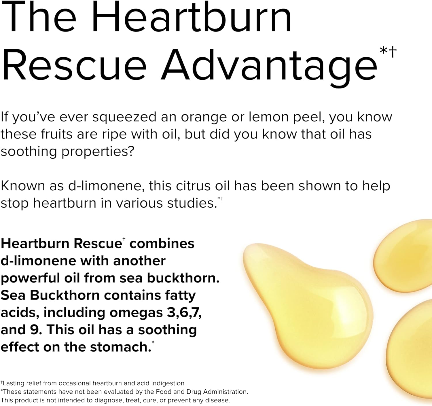 Terry Naturally Heartburn Rescue - 30 Softgels - Soothe Occasional Heartburn, Acid Indigestion & Upset Stomach - Non-GMO, Gluten Free - 30 Servings. : Health & Household