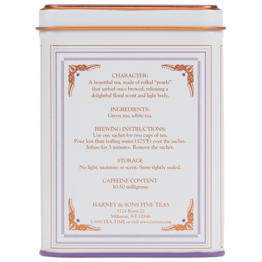 Harney & Sons Dragon Pearl Jasmine Tea, 20 Count(Pack Of 1)