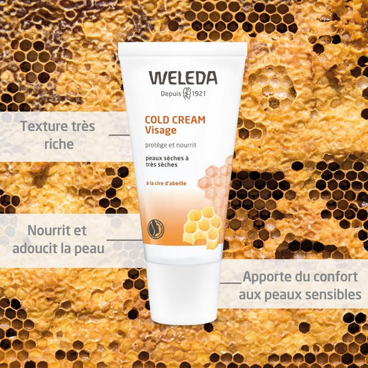Weleda Deep Moisture Facial Balm, 1 Fluid Ounce, Plant Rich Moisturizer with Sweet Almond Oil