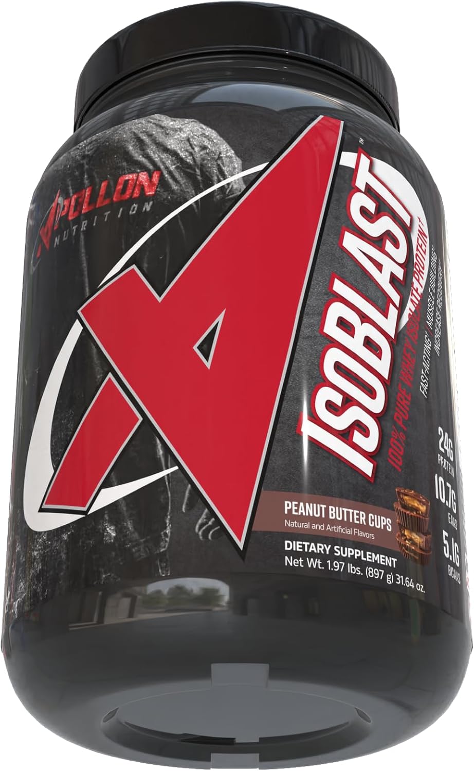 Apollon Nutrition Isoblast - 100% Whey Isolate Protein – Fast-Digesting, Low-Carb, Low-Fat Protein Powder For Muscle Recovery And Lean Muscle (26 Servings, Peanut Butter Cup) : Health & Household