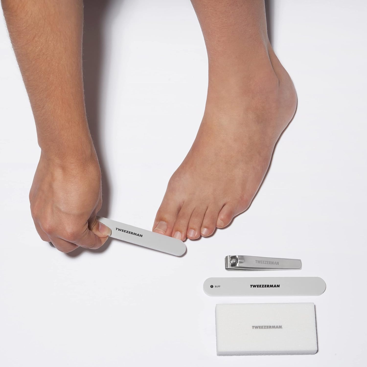 Tweezerman Essential Pedicure Kit, Silver : Amazon.co.uk: Beauty