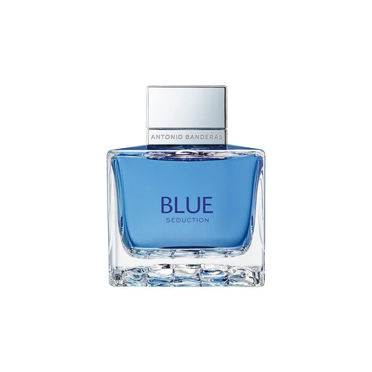 Banderas Blue Seduction Eau De Toilette For Men - Fresh, Romantic, Fruity Scent - Woody, Aquatic Notes Of Apple, Sea Water - Ideal For Day Wear - 3.4 Fl Oz