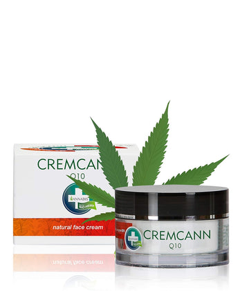 Cremcann Q10 All-Natural Moisturizing Face Cream For Sensitive Skin With Organic Hemp And Coenzyme Q10, 1.7 Oz