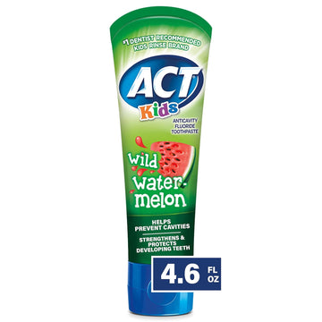 Act Kids Anticavity Fluoride Toothpaste 4.6 Oz. Wild Watermelon