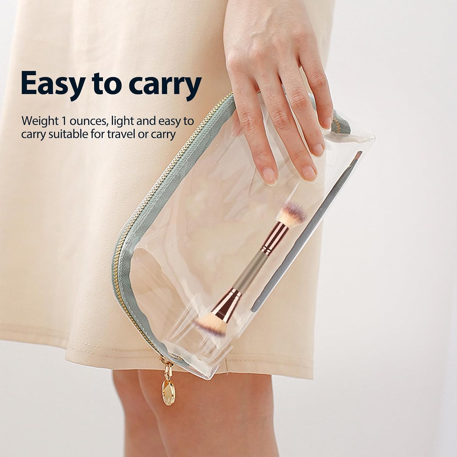 Uaiagm 2Pcs Dual-Ended Makeup Brushes For Contouring Blending And Bronzing Angled Foundation Brush&Concealer Brush Premium Luxe Hair For Flawless Application Of Liquid Cream And Powder Makeup Black : Beauty & Personal Care