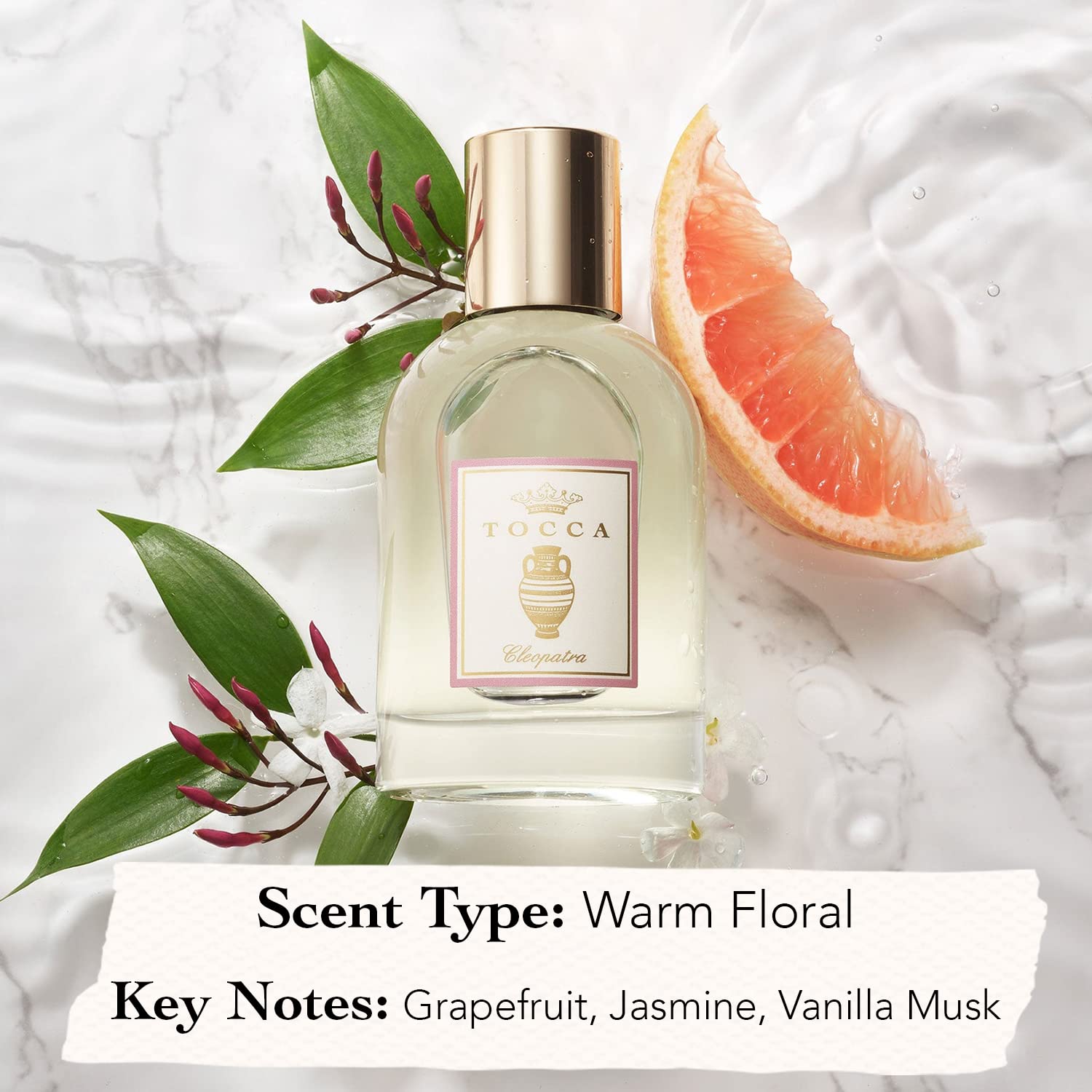 Tocca Cleopatra Scented Dry Body Oil, 3.4 Fl Oz - Olio Sublime Profumato Body Fragrance Featuring Grapefruit, Jasmine & Vanilla Musk : Beauty & Personal Care