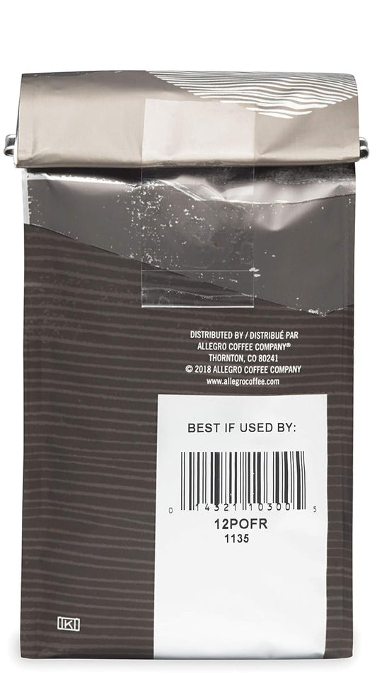 Allegro Coffee Decaf Organic French Roast Whole Bean Coffee, 12 Ounce (Pack Of 1)