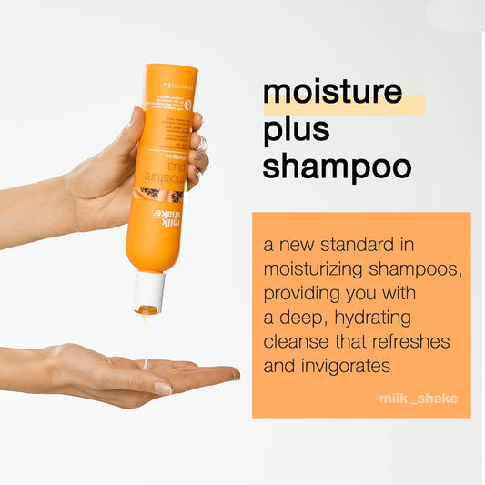 Milk_Shake Moisture Plus Hydrating And Moisturizing Shampoo For Dry Hair, 1.7 Fl Oz