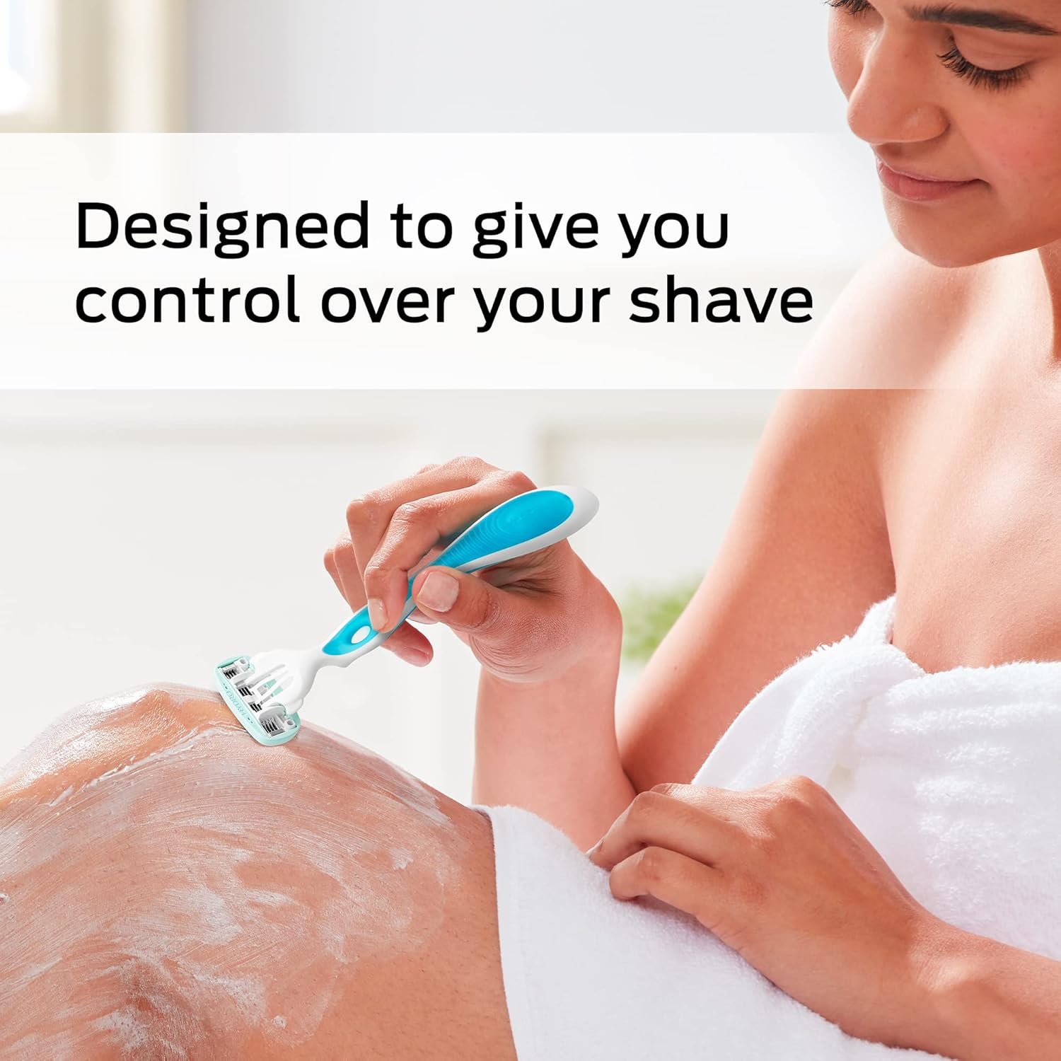 Schick Hydro Silk Sensitive Women'S Disposable Razors, 9Ct | 5-Blade Disposable Razors For Women Sensitive Skin | Travel Razor For Women