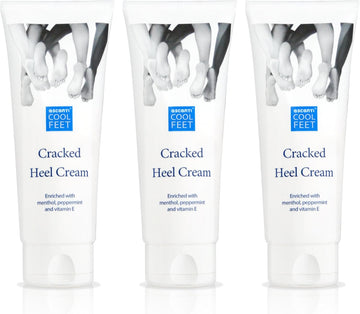 Escenti Cool Feet Cracked Heel Cream For Dry Skin, 100 Ml - Pack Of 3
