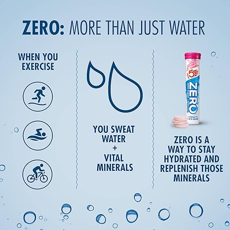 High5 Zero Electrolyte Tablet - Hydration Tablets Enhanced With Vitamin C - 0 Calories & Sugar Free - Boost Hydration, Performance & Wellness - Pink Grapefruit, 20 Tablets (20X, Pack Of 1)