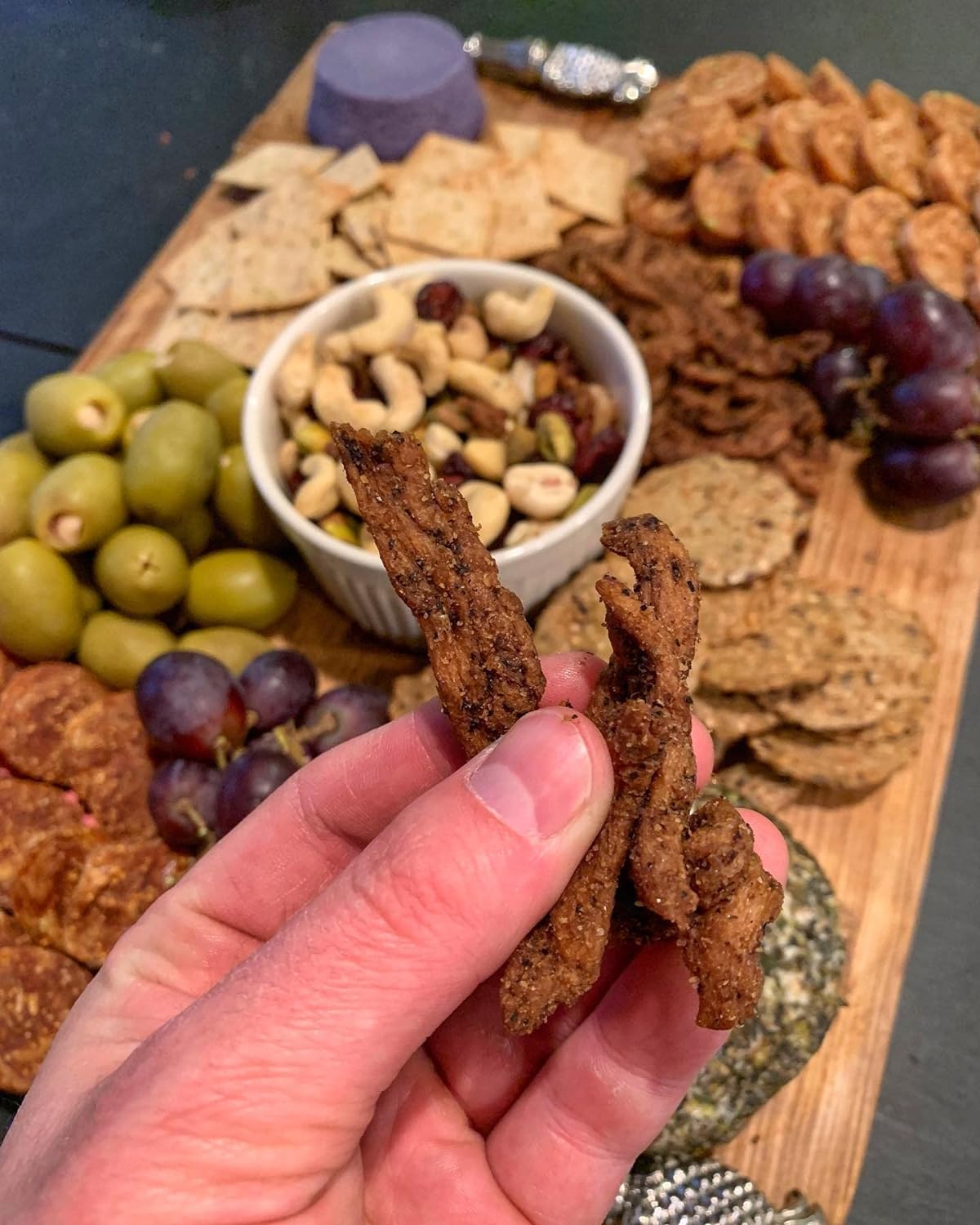 It's Jerky Y'all Plant Based Jerky SEA SALT & PEPPER | Beyond Tender and Tasty Vegan Snacks | Non-GMO, Gluten Free, Vegetarian (6 Pack) : CDs & Vinyl