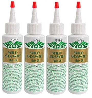 HAIR OIL 4 oz Bottle (4 PACK) Detangler/Extender! With Olive oil, Jojoba oil, Coconut oil & more!