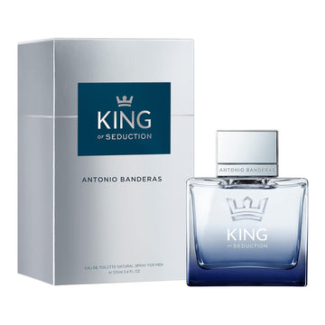 Banderas Antonio Perfumes - King Of Seduction - Eau De Toilette For Men - Long Lasting - Masculine, Intense And Energetic Fragrance - Bergamot And Apple Notes - Ideal For Day Wear - 3.4 Fl Oz
