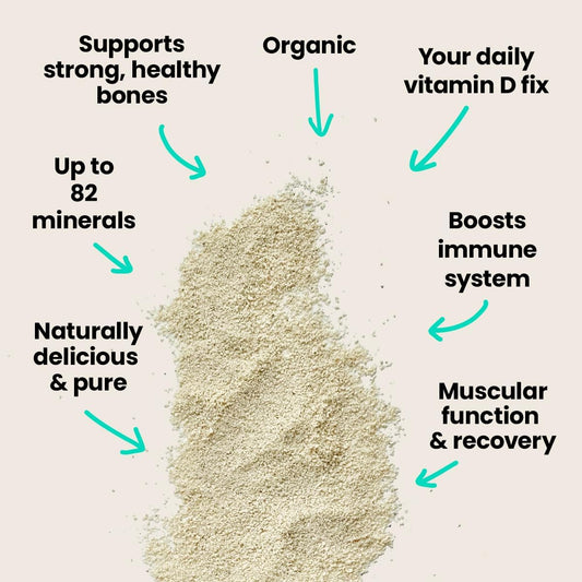 Your Daily Vitamin D In Every Pinch | Organic Aura Sea Salt | Infused Celtic Sea Salt With Black Pepper | 17% Less Sodium Than Table Salt | 5 Months Of Vitamin D | 80G Resealable Pouch