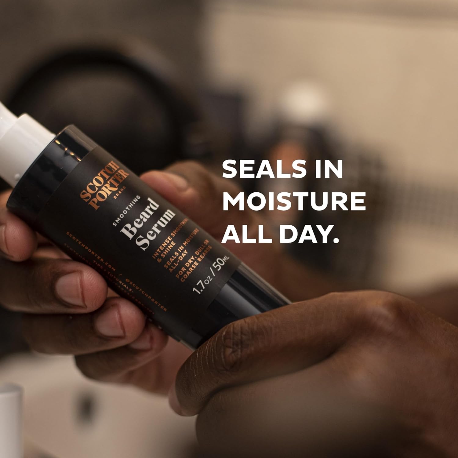 Scotch Porter Beard Kit | Includes Beard Wash, Beard Conditioner, Beard Balm, and Beard Serum | Formulated with Non-Toxic Ingredients, Free of Parabens, Sulfates & Silicones | Vegan : Beauty & Personal Care