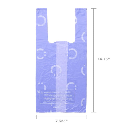 Ubbi Disposable Nappy Sacks, Lavender Scented, Easy-To-Tie Tabs, Baby Diaper Disposal Or Pet Waste Bags, Value Pack, 400 Count