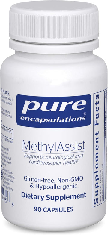 Pure Encapsulations Methylassist 90'S - B Vitamin Complex - Methylation Support* - Heart Health & Brain Health - Non-Gmo & Gluten Free - 90 Capsules